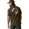 Ariat Men’s Graphic T-Shirt(Dark Olive/Camo Ring)