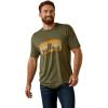 Ariat Men’s Graphic T-Shirt(Military Heather/Combine)