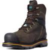 Ariat Men’s Stump Jumper 8″ CSA Glacier Grip Waterproof 600g Composite Toe Work Boot Western(Iron Coffee)