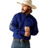 Ariat Men’s Team Logo Twill Classic Fit Shirt(Royal Blue)