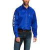 Ariat Men’s Team Logo Twill Classic Fit Shirt(Ultramarine/White)