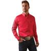 Ariat Men’s Team Logo Twill Fitted Shirt(Azalea)