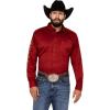Ariat Men’s Team Logo Twill Fitted Shirt(Cranberry Crimson)