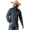 Ariat Men’s Team Logo Twill Fitted Shirt(Dark Gray)