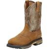 Ariat Men’s Workhog Pull-on H2O Composite Toe Work Boot(Brown)
