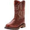 Ariat Men’s Workhog Pull-on H2O Composite Toe Work Boot(Dark Copper)