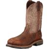 Ariat Men’s Workhog SQ Toe ST Work Boot(Brown Croco Print)