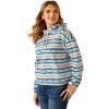 Ariat (WSL Womens Black Leopard Essential Hoodie(Stream Serape Print)