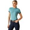 Ariat Women’s Bandera 1/4 Zip Polo(Brittany Blue)