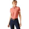Ariat Women’s Bandera 1/4 Zip Polo(Faded Rose)