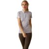 Ariat Women’s Bandera 1/4 Zip Polo(Silver Sconce)