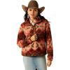 Ariat Women’s Berber Snap Front Sweatshirt(Plainsview Print)
