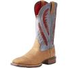 Ariat Women’s Darlin Work Boot(Aged Tan/Steel Blue)