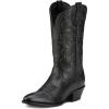Ariat Women’s Heritage Western R Toe Western Cowboy Boot(Black Deertan)