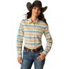 Ariat Womens Kirby Pro Tawny Port Shirt(Fallon Serape Print)