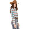 Ariat Womens Kirby Pro Tawny Port Shirt(Rosa Serape)