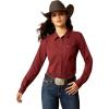 Ariat Womens Kirby Pro Tawny Port Shirt(Tawny Port)