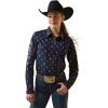Ariat Womens Kirby Pro Tawny Port Shirt(Western Love Print)