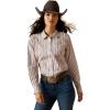 Ariat Womens Kirby Pro Tawny Port Shirt(Winsome Geo Print)
