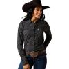 Ariat Women’s Kirby Stretch Shirt(Black Boot Stitch)