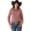 Ariat Women’s Kirby Stretch Shirt(Cabernet Stripe)