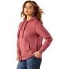 Ariat Womens Logo 2.0 Rose Wine Hoodie(Mauvewood)