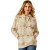 Ariat Womens Logo 2.0 Rose Wine Hoodie(Sandstone Southwest Print)