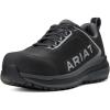 Ariat Women`s Outpace Black Composite Toe Work Shoe(Black/Charcoal)