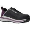 Ariat Women`s Outpace Black Composite Toe Work Shoe(Black/Shadow Purple)