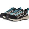 Ariat Women`s Outpace Black Composite Toe Work Shoe(Turquoise Aztec)
