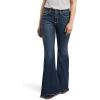 Ariat Womens R.e.a.l. High Rise Zinnia Extreme Flare Jean(Arkansas)