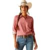 Ariat Women’s Venttek Stretch Shirt(Faded Rose Pinstripe)