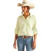 Ariat Women’s Venttek Stretch Shirt(Lime Stripe)