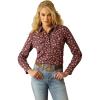 Ariat Women’s Yellowstone Prairie Shirt(Red Floral)