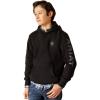 Ariat Youth Boy’s Blue Logo Hoodie(Black)