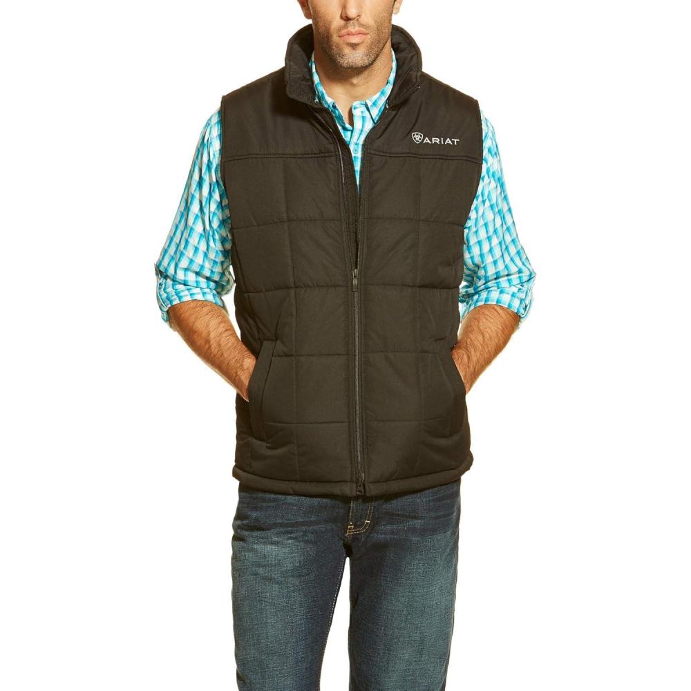 imageAriat Mens Cruis Insulated Chesnut And Navy VestBlack