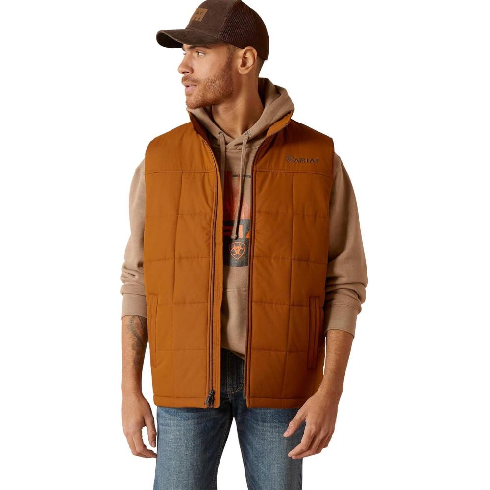 imageAriat Mens Cruis Insulated Chesnut And Navy VestChestnut