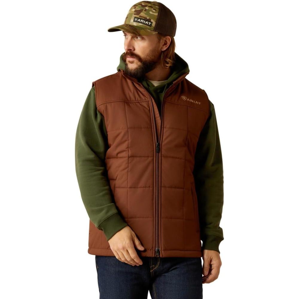 imageAriat Mens Cruis Insulated Chesnut And Navy VestPotting Soil