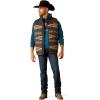 Ariat Men’s Cruis Insulated Chesnut And Navy Vest(Cornstalk)