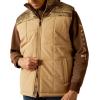 Ariat Men’s Cruis Insulated Chesnut And Navy Vest(Cornstalk Heather)