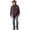 Ariat Men’s Cruis Insulated Chesnut And Navy Vest(Odyssey Grey)