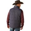 Ariat Men’s Cruis Insulated Chesnut And Navy Vest(Odyssey Grey)