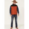 Ariat Men’s Cruis Insulated Chesnut And Navy Vest(Rooibos Tea/Espresso)