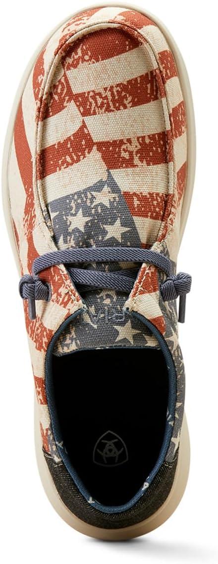 imageARIAT Unisex Youth Hilo ShoeCharcoalAmerican Flag Print