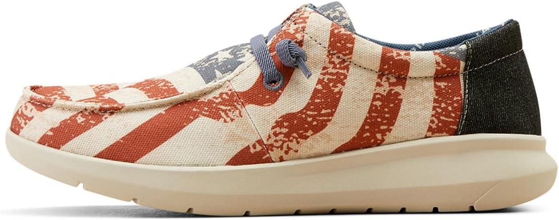 imageARIAT Unisex Youth Hilo ShoeCharcoalAmerican Flag Print