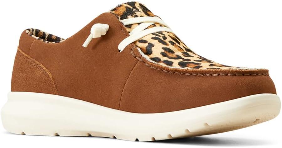 imageARIAT Unisex Youth Hilo ShoeGinger SpiceLeopard Hair on