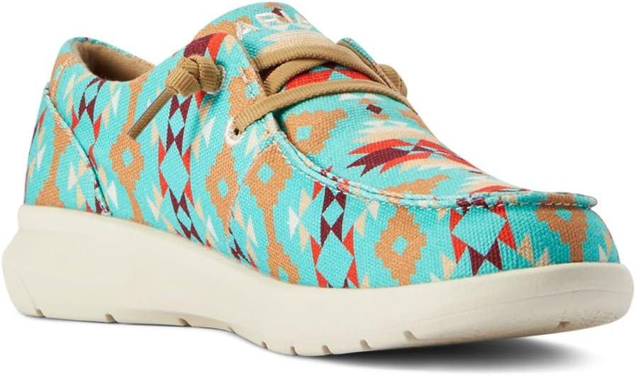 imageARIAT Unisex Youth Hilo ShoeTurquoise Saddle Blanket Multi