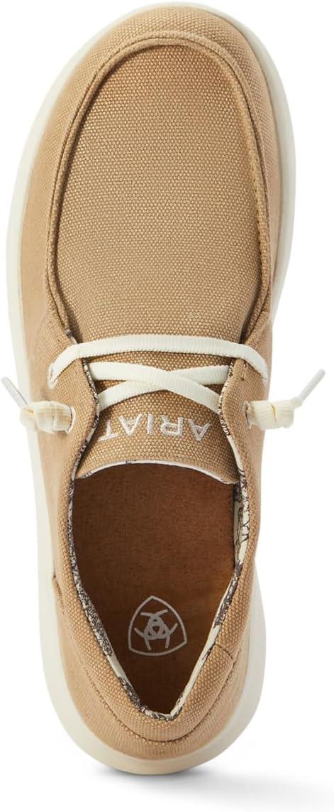 imageARIAT Unisex Youth Hilo ShoeWashed Tan Canvas