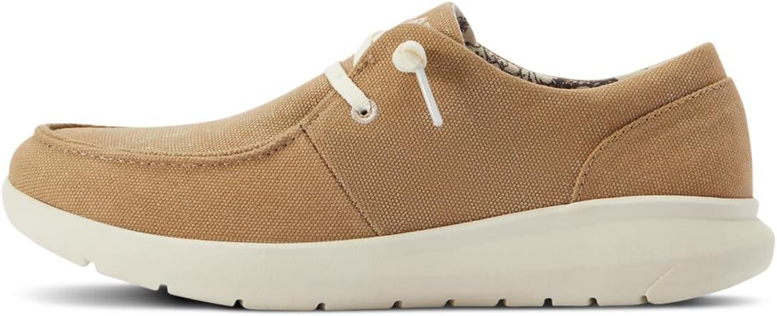 imageARIAT Unisex Youth Hilo ShoeWashed Tan Canvas