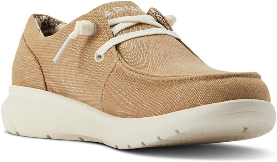 imageARIAT Unisex Youth Hilo ShoeWashed Tan Canvas